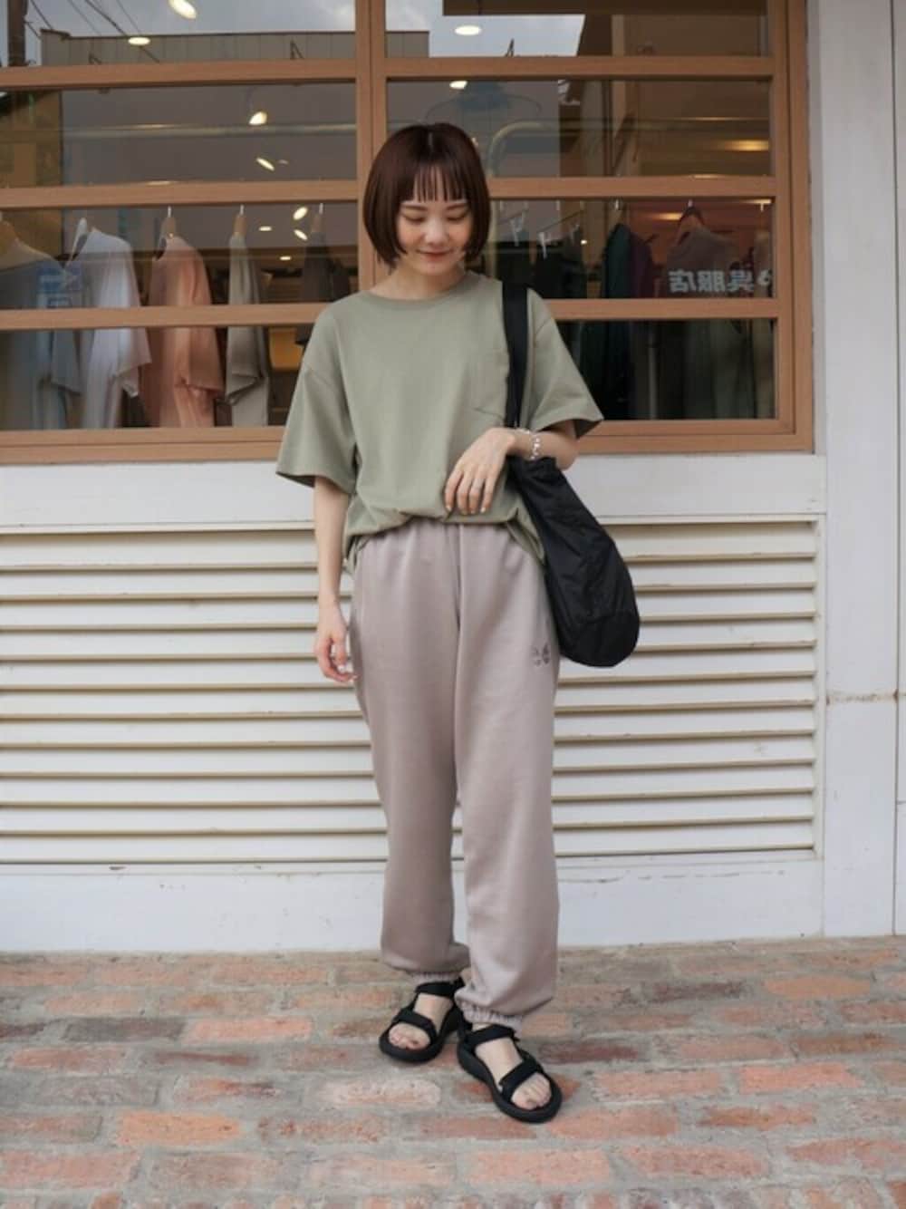 Needlesのスウェットパンツ（ホワイト系）を使った人気