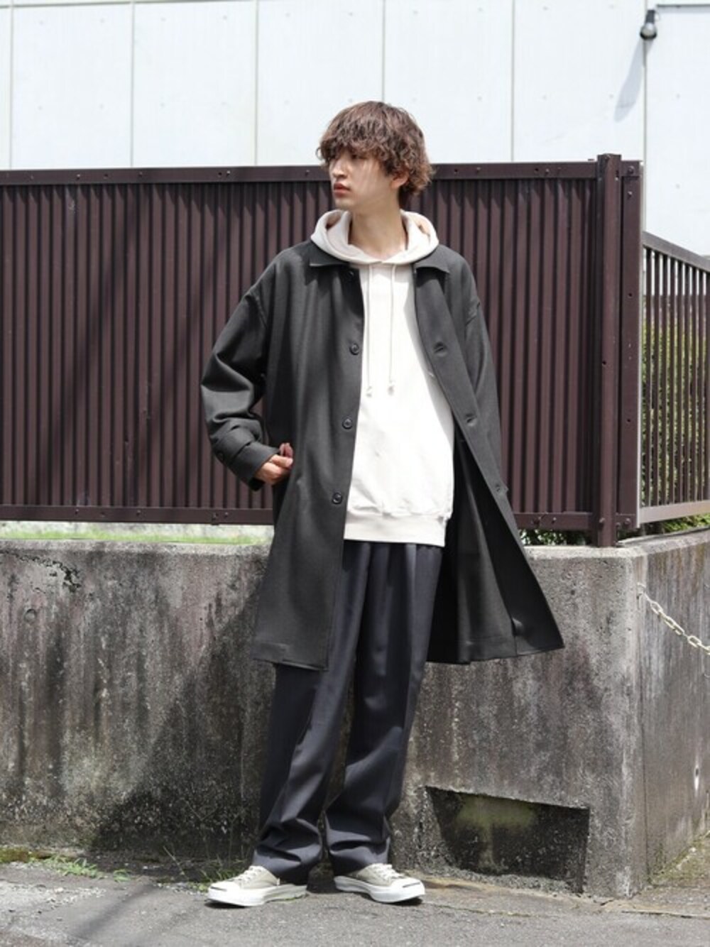 marka / マーカ：SHIRT COAT - 2/48 wool soft serge -：M21C-06SH01C