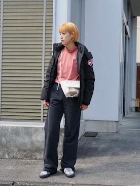 「beautiful people」｜「アイテム（ダウンジャケット/コート）」を使った、ARKnets STAFFさん（レディース・158cm）の秋コーディネート