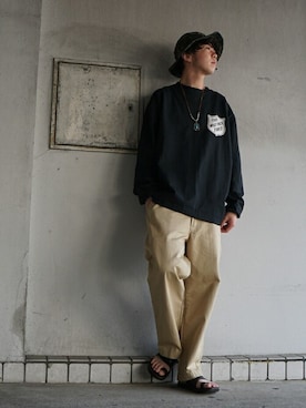 「hat」｜ARKnets STAFFさん（メンズ・178cm）の秋コーディネート