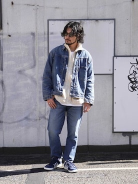 「FLAG SPORT（フラッグスポーツ）のアイテム（パンツ）」を使った、ARKnets STAFFさん（メンズ・178cm）の秋コーディネート