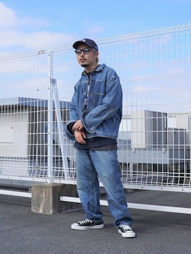 「FLAG SPORT（フラッグスポーツ）のアイテム（パンツ）」を使った、ARKnets STAFFさん（メンズ・166cm）の秋コーディネート