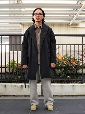 「marka（マーカ）のアイテム（その他アウター）」を使った、ARKnets STAFFさん（メンズ・175cm）の秋コーディネート