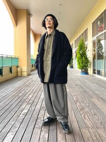 東洋エンタープライズ　GOLD ローブジャケット　GL14487 GOLD（ゴールド）の「GOLD / ゴールド：WOOL SHAGGY ROBE JACKET