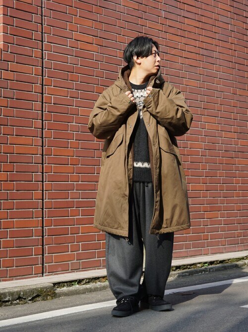 GOLD（ゴールド）の「GOLD / ゴールド：SNOW PARKA W/BOUCLE WOOL KNIT
