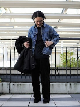 「ARKnets（アークネッツ）のアイテム」を使った、ARKnets STAFFさん（メンズ・175cm）の冬コーディネート
