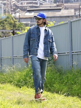 「FLAG SPORT（フラッグスポーツ）のアイテム（パンツ）」を使った、ARKnets STAFFさん（メンズ・178cm）の冬コーディネート