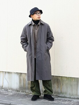 「アークネッツ」｜「アイテム（ブルゾン）」を使った、ARKnets STAFFさん（メンズ・173cm）の冬コーディネート