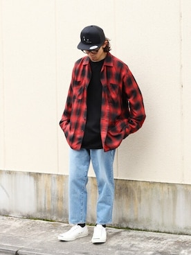 「TODAY edition（トゥデイエディション）のアイテム」を使った、ARKnets STAFFさん（メンズ・173cm）の冬コーディネート