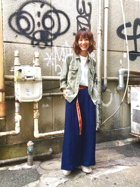 takamoriさん（レディース・158cm）の夏コーディネート