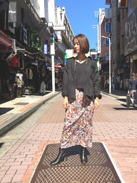 takamoriさん（レディース・158cm）の秋コーディネート