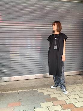 「uncut bound」｜「アイテム（ワンピース/ドレス）」を使った、takamoriさん（レディース・158cm）の春コーディネート