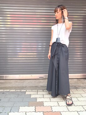 takamoriさん（レディース・157cm）の夏コーディネート