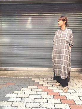 「uncut bound」｜「アイテム（ワンピース/ドレス）」を使った、takamoriさん（レディース・158cm）の夏コーディネート