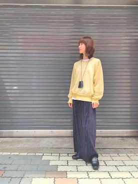 「uncut bound」｜「アイテム（スリッポン）」を使った、takamoriさん（レディース・158cm）の夏コーディネート