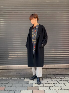 「uncut bound」｜「アイテム（ワンピース/ドレス）」を使った、takamoriさん（レディース・158cm）の秋コーディネート