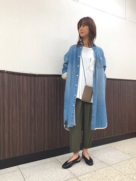 「ITTI（イッチ）のアイテム（財布/小物）」を使った、takamoriさん（レディース・158cm）の冬コーディネート