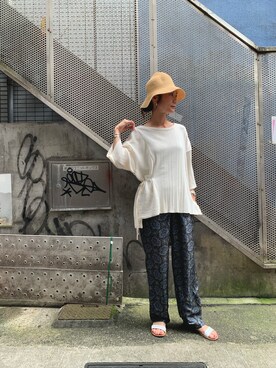 takamoriさん（レディース・158cm）の夏コーディネート