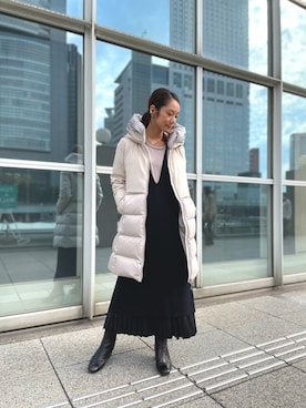 「DUNO（デュノ）のアイテム」を使った、takamoriさん（レディース・158cm）の秋コーディネート