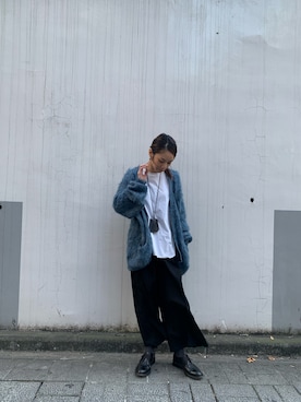 「STRANGE TRIP（ストレンジトリップ）のアイテム」を使った、takamoriさん（レディース・158cm）の秋コーディネート
