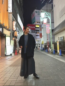 「Cynical（シニカル）のアイテム」を使った、takamoriさん（レディース・158cm）の冬コーディネート