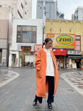 takamoriさん（レディース・158cm）の冬コーディネート
