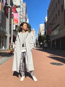 「BANANATIME（バナナタイム）のアイテム」を使った、takamoriさん（レディース・158cm）の冬コーディネート