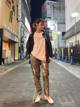 「WOOLRICH（ウールリッチ）のアイテム（ジャケット/アウター）」を使った、takamoriさん（レディース・158cm）の冬コーディネート