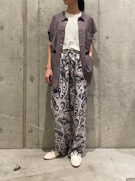 「BANANATIME（バナナタイム）のアイテム」を使った、takamoriさん（レディース・158cm）の夏コーディネート