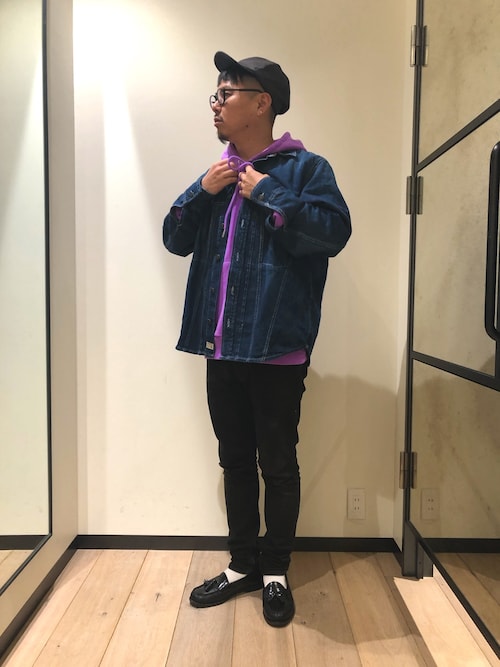 【冬物セール】DIESEL S-Batel ジャケット XL S-BATEL Jacket in teddy-bonded jersey｜ブルー｜メンズ｜DIESEL