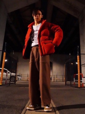 「URBAN RESEARCH（アーバンリサーチ）のアイテム（ダウンジャケット/コート）」を使った、Sさん（メンズ・174cm）の冬コーディネート