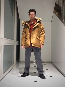 「URBAN RESEARCH（アーバンリサーチ）のアイテム（ダウンジャケット/コート）」を使った、Sさん（メンズ・174cm）の冬コーディネート