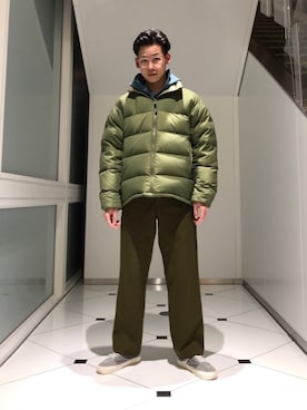 「DESCENTE ALLTERRAIN（デサント　オルテライン）のアイテム」を使った、Sさん（メンズ・174cm）の冬コーディネート