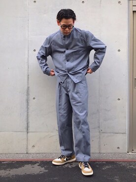 「URBAN RESEARCH（アーバンリサーチ）のアイテム（チノパンツ）」を使った、Sさん（メンズ・174cm）の春コーディネート