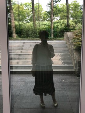「URBAN RESEARCH（アーバンリサーチ）のアイテム（キャミソール、ベージュ系）」を使った、哎呦花卷さん（レディース・162cm）の冬コーディネート
