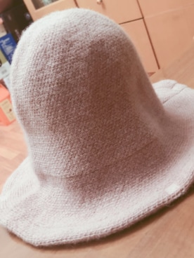 「ZARA（ザラ）のアイテム（キャップ、ピンク系）」を使った、哎呦花卷さん（レディース・162cm）の冬コーディネート