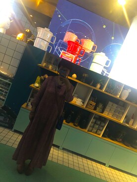 「URBAN RESEARCH（アーバンリサーチ）のアイテム（ワンピース、ピンク系）」を使った、哎呦花卷さん（レディース・162cm）の夏コーディネート