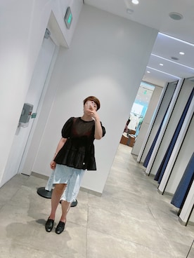 「URBAN RESEARCH（アーバンリサーチ）のアイテム（アンサンブル）」を使った、哎呦花卷さん（レディース・162cm）の夏コーディネート