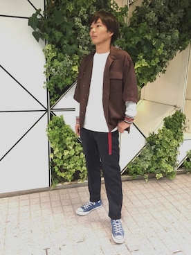 「Discoat Parisien MENS（ディスコートパリシアンメンズ）のアイテム」を使った、Discoat  men'sさん（メンズ・175cm）の秋コーディネート