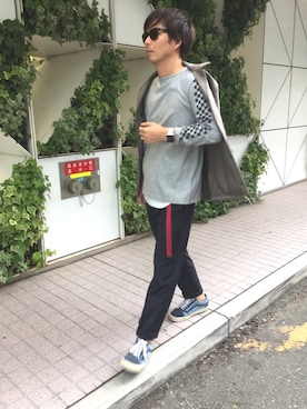 「Discoat Parisien MENS（ディスコートパリシアンメンズ）のアイテム」を使った、Discoat  men'sさん（メンズ・175cm）の秋コーディネート