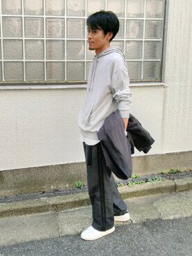 「Discoat Parisien」｜「アイテム（ブルゾン）」を使った、Discoat  men'sさん（メンズ・170cm）の秋コーディネート
