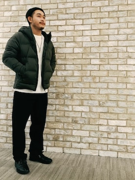 「Discoat Parisien」｜「アイテム（ブルゾン）」を使った、Discoat  men'sさん（メンズ・170cm）の冬コーディネート