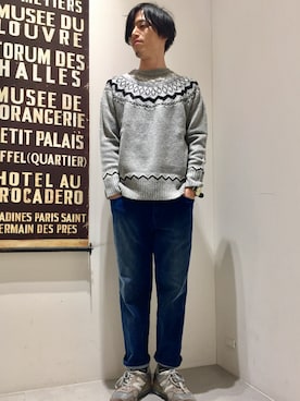 「Discoat Parisien MENS（ディスコートパリシアンメンズ）のアイテム」を使った、Discoat  men'sさん（メンズ・170cm）の冬コーディネート