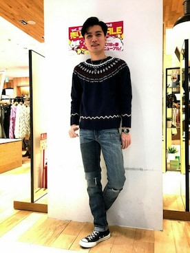 Discoat  men'sさん（メンズ・176cm）の冬コーディネート