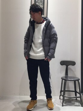 「Discoat Parisien」｜「アイテム（ブルゾン）」を使った、Discoat  men'sさん（メンズ・173cm）の冬コーディネート