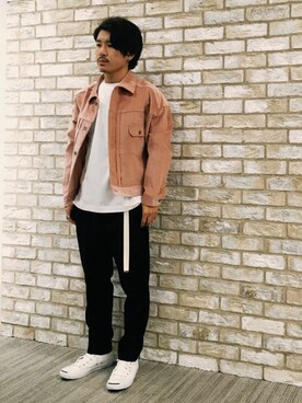 「Discoat Parisien」｜「アイテム（ブルゾン）」を使った、Discoat  men'sさん（メンズ・170cm）の冬コーディネート