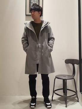 「Discoat Parisien（ディスコートパリシアン）のアイテム（その他アウター）」を使った、Discoat  men'sさん（メンズ・173cm）の冬コーディネート