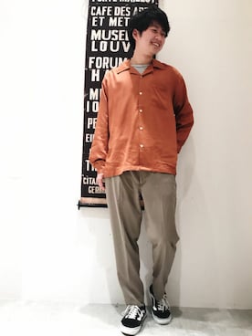 「SUPERTHANKS（スーパーサンクス）のアイテム」を使った、Discoat  men'sさん（メンズ・175cm）の春コーディネート