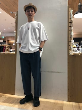 「FILA（フィラ）のアイテム（トップス）」を使った、Discoat  men'sさん（メンズ・178cm）の春コーディネート