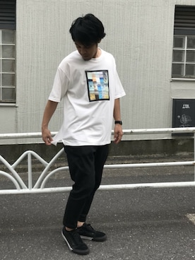 「aloha」｜Discoat  men'sさん（メンズ・170cm）の夏コーディネート